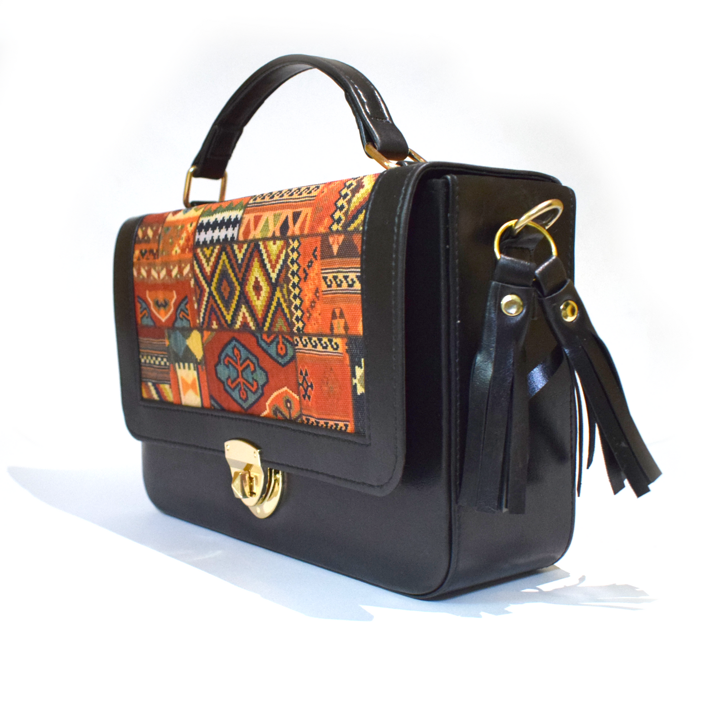 Tribal Treasure Box Crossbody Bag