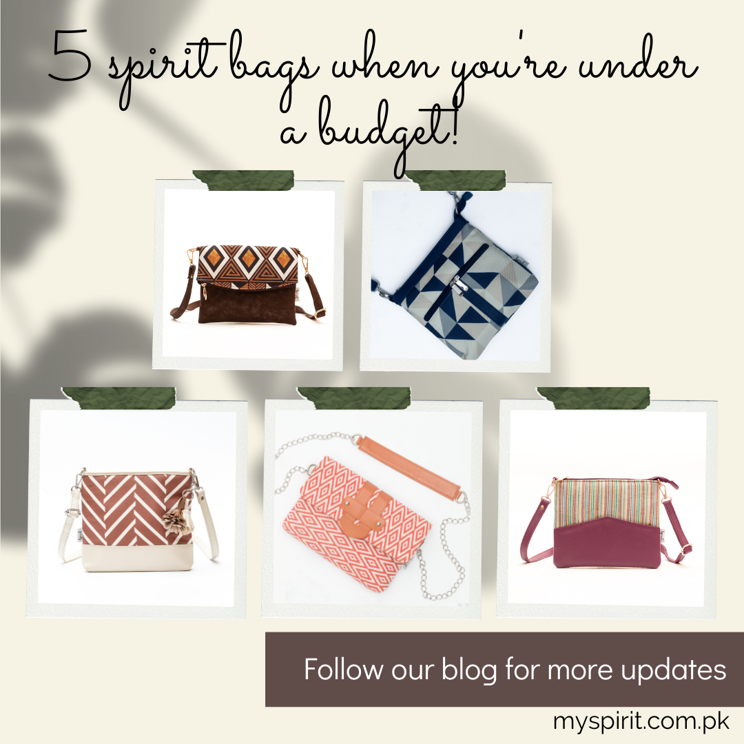 5 Spirit Bags when you're under a budget!